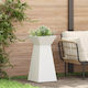 vidaXL Pot Stand Metal White 35cmx35cmx73cmcm.