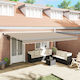vidaXL Awning fabric Beige 3x5m