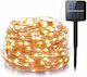Volteno Set of 24 Hanging Solar Lights Garland with Warm White Light 3000K