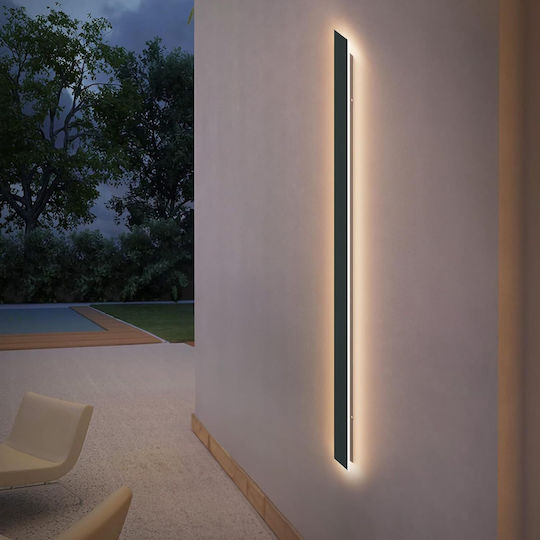 Wall-Mounted Linear LED Light IP65 35W with Warm White Light