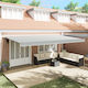 vidaXL Awning fabric Green 3x6m