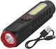 Emos Rechargeable Flashlight LED with Maximum Brightness 120lm