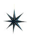Christmas Hanging Foldable Star Blue Gold 40cm 157.001.0138.16