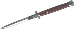 Cuțit Automat Pliabil Lamă Italiană Model Stiletto Oțel Inoxidabil 33 Cm Maro Cuțit Automat Pliabil Lamă Italiană Model Stiletto Oțel Inoxidabil 33 Cm Maro