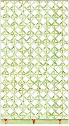 Χαρτοπετσέτες Guest Trellis 10.8x19.8cm Caspari 15 Tεμάχια