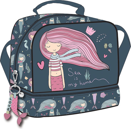 Back Me Up School Insulated Shoulder Lunch Bag 3lt Multicolour 20 x 15 x 21cm