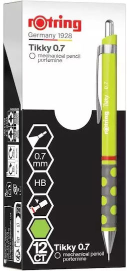 Rotring Τικκυ S.mum.lime Greenμρ:0.7 Box12 2214586