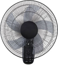 Aca FANWFPB20R Τοίχου 45cm Μαύρος