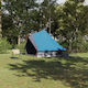 vidaXL Summer Camping Tent Teepee Blue for 8 Pe...