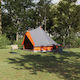 vidaXL Camping Tent Teepee Gray for 8 People 40...