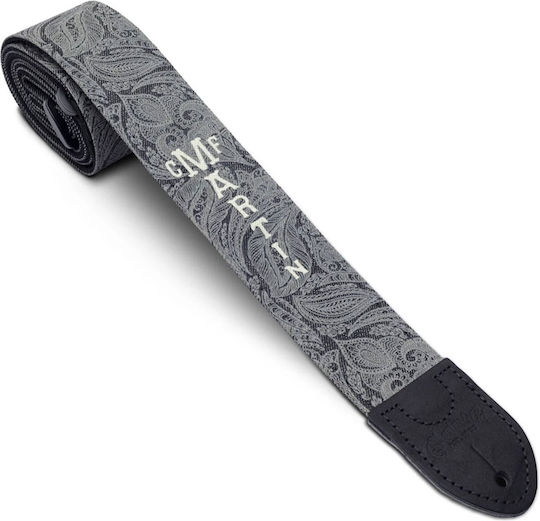 Martin & Co Martin 18a0109 Scroll--leaf Denim Strap Ζώνη Κιθάρας Mπάσου