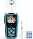 Instrumente de Măsurare Diverse Digital Moisture Meter Detector de Umiditate Color LCD Alarm Acustic Măsurare Preciză Răspuns Rapid Penetrație 40 Mm Rezoluție 0.1% Sferic Sondă Perete Zidărie Lemn Tencuială