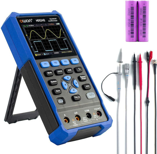 Portabil Osciloscop Digital Multimetru Funcție 20000 Counturi Ecran 3.5 Inch 2 Canale Lățime de Bandă 40 Mhz 10000 Wfrms S Baterie 4400 Mah Multifuncțional