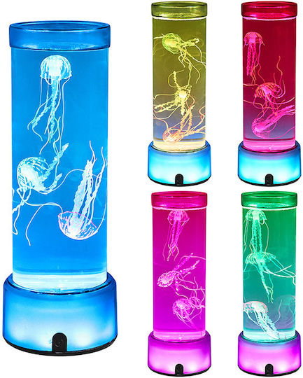 Total Gift Jellifish Change Dekorative Lampe Qualle