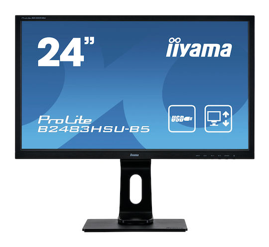 Iiyama B2483HSU Refurbished Grade B Monitor 24" FHD 1920x1080