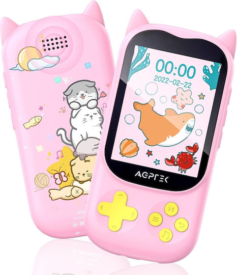 MP3 Player (32GB) με Οθόνη 2.4" Ροζ X001U056IX