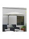 Wall Mounted Circular Aluminum Beige Parasol Φ2.48xH1.48m