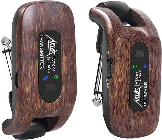 Sistem Wireless 2.4GHz Transmițător Receptor pentru Chitară Plug Play 8 Ore Funcționare Chitară Electrică Bass Chitară Vioară Claviatură