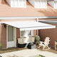 vidaXL Awning fabric White