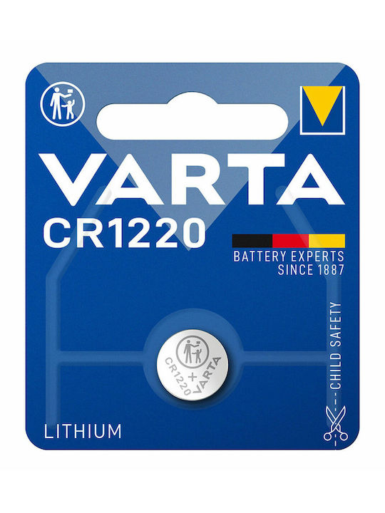 Varta Μπαταρία Λιθίου Ρολογιών CR1220 3V 1τμχ