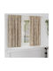 vidaXL Set Perdele Fereastră Cu Coafură Ecru 140x175cm