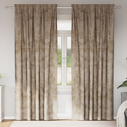 vidaXL Set Vorhänge Fenster mit Bleistiftfalten Ecru 140x260cm
