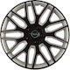 Versaco Car Hubcap Set Dakar with Opel Emblem 16" 4pcs Black