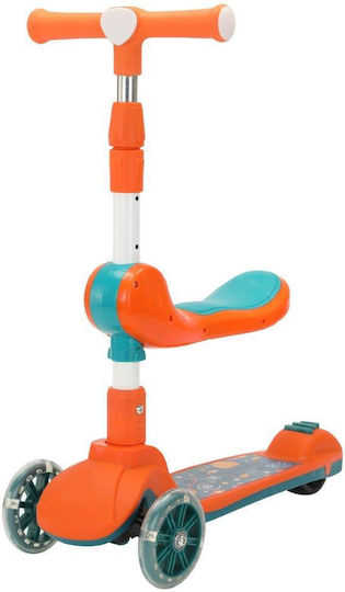Zita Toys Kinderroller 3-Rad mit Sitz Orange