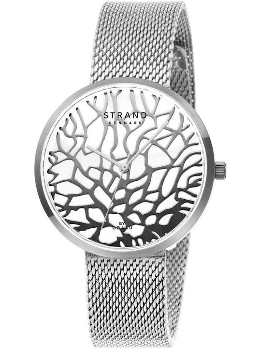 Strand by Obaku Women's Watch with Silver Metal Bracelet