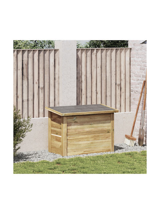 vidaXL Dekorative Truhe Hölzernes Braun 44x80x57cm