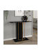Brandy Console Table Wood & Metal Black - Black Marble Effect - Gold L90xW29.6xH76.8cm