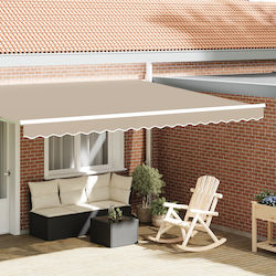 vidaXL Awning Fabric Beige 4.3x0.2m