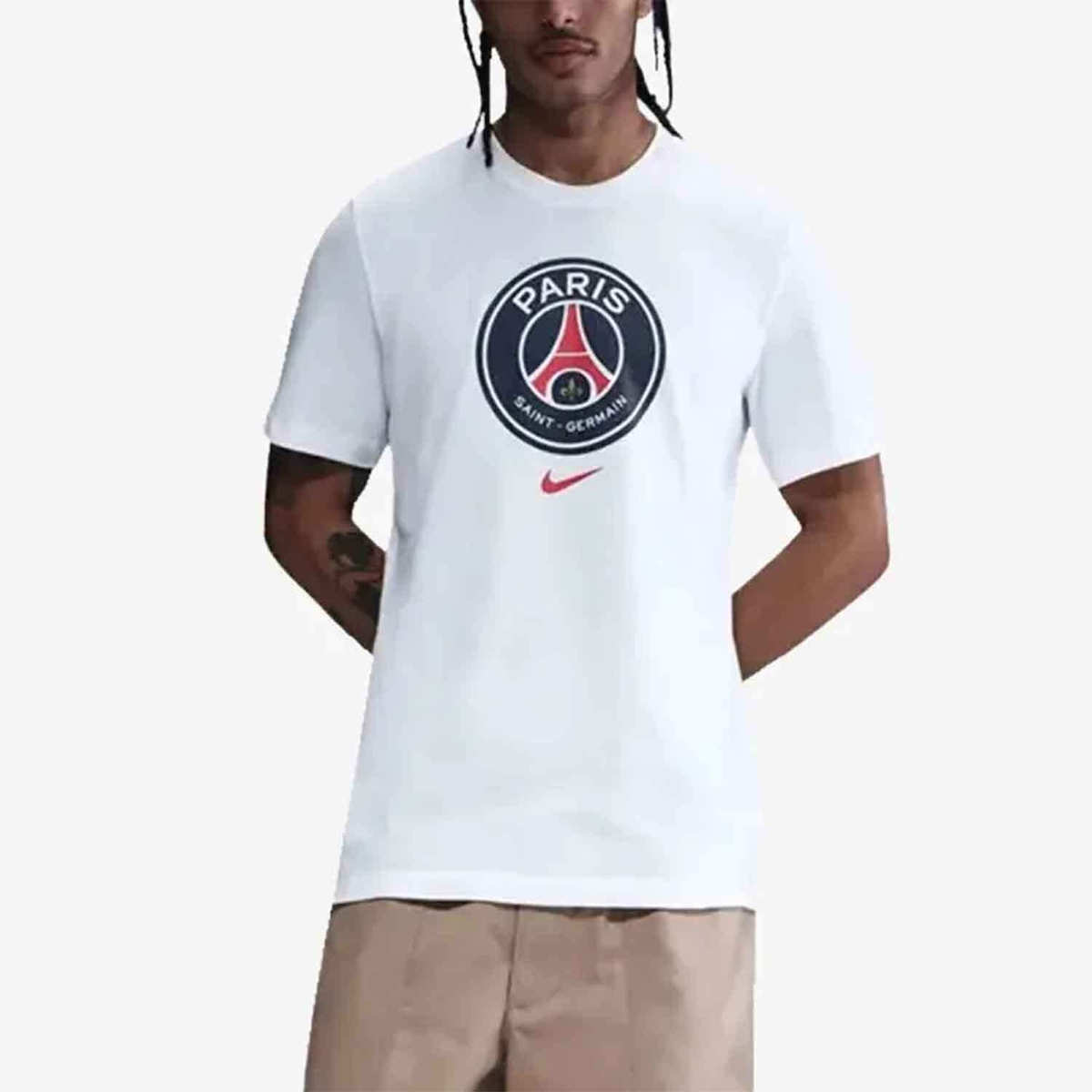 Nike Paris Saint Germain Crest Athletic T-shirt White HQ8328