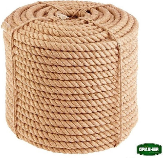 Grasher Jute Rope 14mm Roll 100m 103333