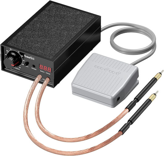 Mașină De Sudură Prin Puncte Dual Pulse 8000 W Portabil 10-90 Niveluri Afișaj 0.1 Mm 0.3 Mm Bandă De Nichel Baterie Fier De Lipit Seesii