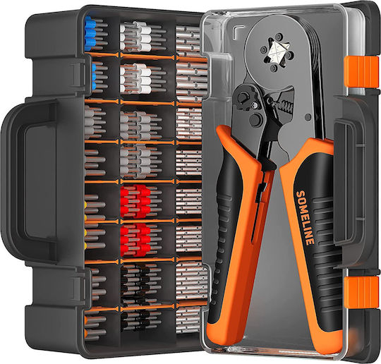 Connector Pin Crimping Tool Set 1350 Conductor Terminals 0.5-10 Mm² 24 Types Professional Storage Transport Case