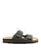Josephine Women's Flat Sandals in Brown Color