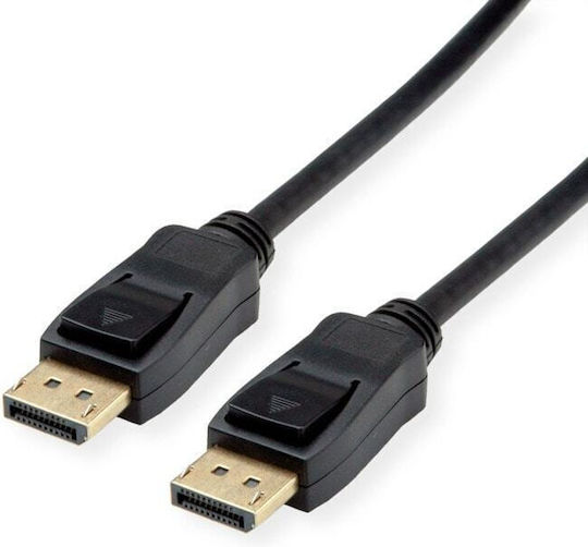 Roline Value Cable 11.99.5812 Dp M To Dp M 3m Black