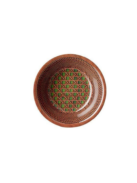 Mario Luca Giusti Serving Bowl Round made of Melamine Green
