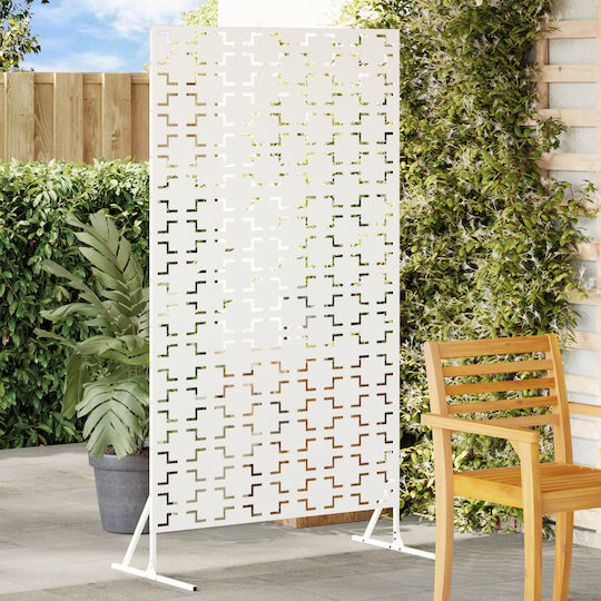 vidaXL Raumteiler Metall mit 1 Paneel 100x180cm