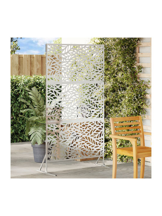 vidaXL Metal Room Divider with 1 Panel 100x180cm
