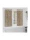 vidaXL Set Vorhänge Fenster mit Oberer Registerkarte Ecru 140x175cm