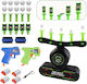 Set Blaster Țintă Flotantă Țintă Luminată Țintă Fixă 2 Pistoale de jucărie 2 Brățări 10 Bile 20 Săgeți de spumă Compatibil Nerf Vârsta 8+