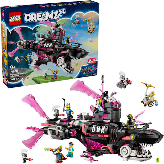 LEGO DREAMZzz Nightmare Shark Подводница За 9+ Години 1413 Бройки