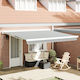 vidaXL Awning fabric Green 3.5x4m
