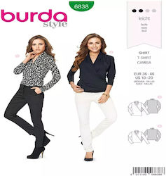 Πατρόν Burda Μπλούζες Πουκάμισα 36-46 6838