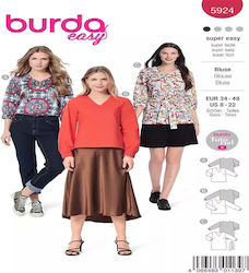 Patron Burda Bluze Cămăși 34-48 5924