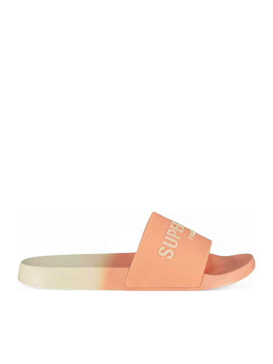 Superdry Slides σε Πορτοκαλί Χρώμα