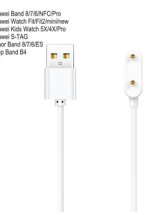 Magnetic Wearable Charger Huawei Smart Band 9, 8, 7, 6 Blackς
