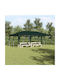 vidaXL Garden Freestanding Gazebo Green 6x4cm